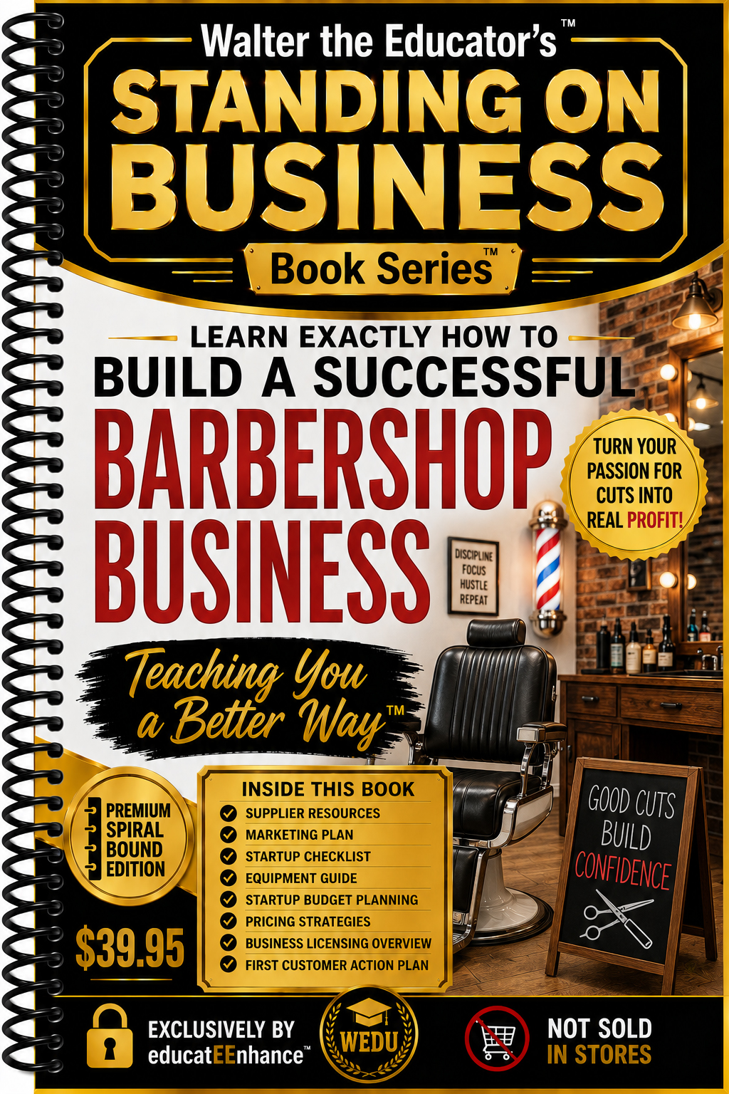 Learn Exactly How to Build a Successful Barbershop Business Book Cover