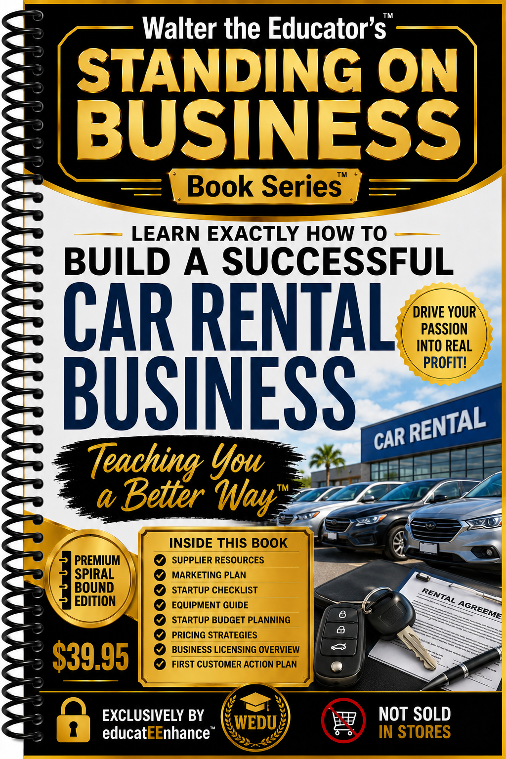 Learn Exactly How to Build a Successful Car Rental Business Book Cover