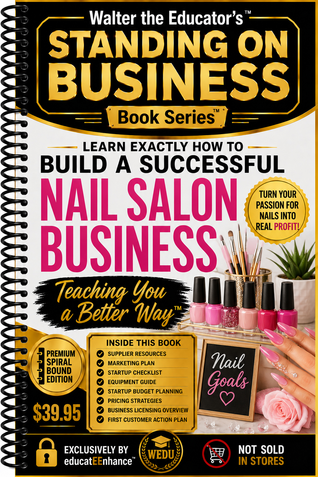 Learn Exactly How to Build a Successful Nail Salon Business Book Cover